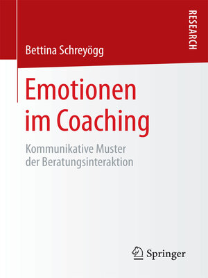 cover image of Emotionen im Coaching